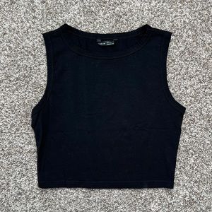 Shein Black Cropped Muscle Tank